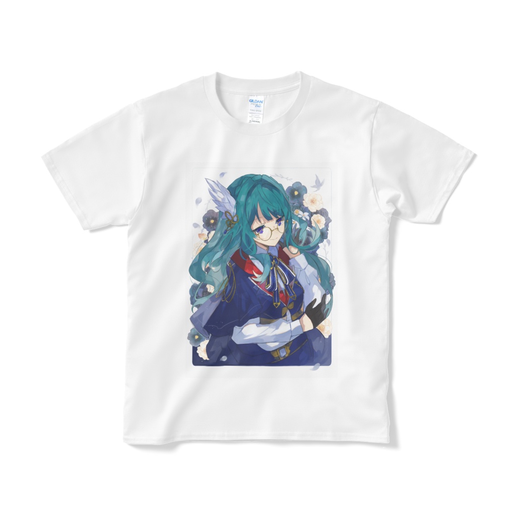 【サイズ展開豊富】Tシャツ -ロング眼鏡-