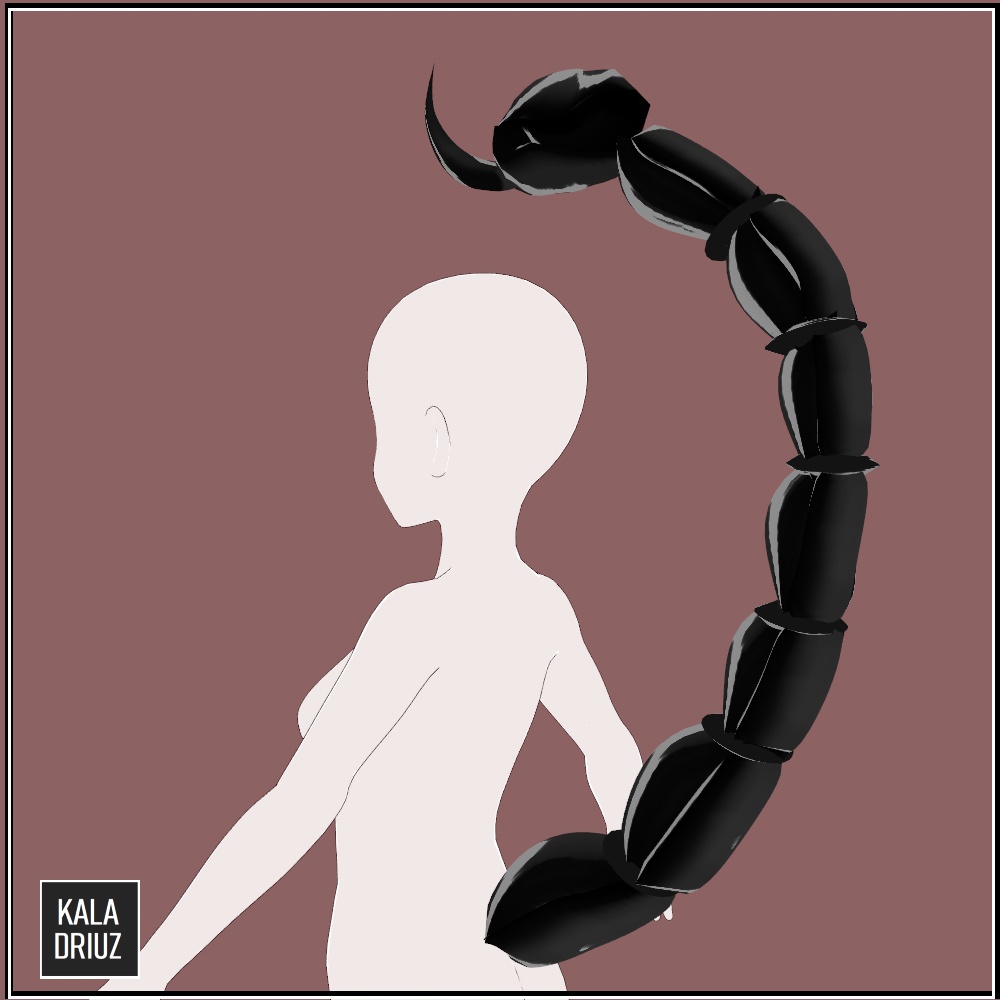 Rigged Scorpion Tail for Vroid