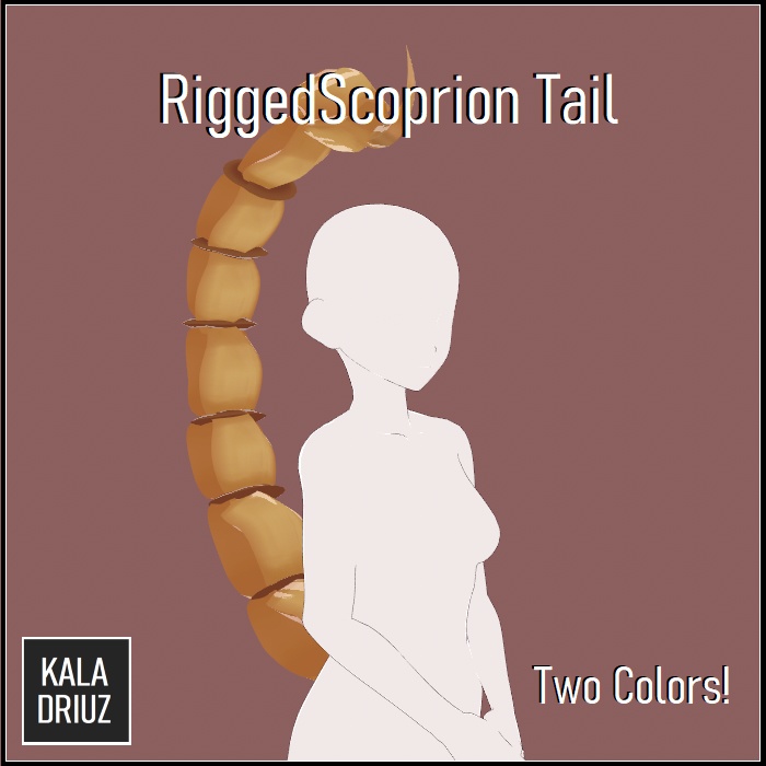 Rigged Scorpion Tail for Vroid