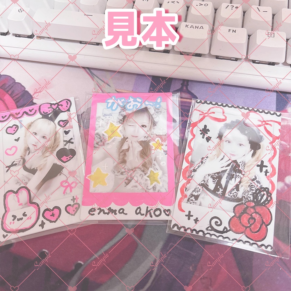 ランダム落書きチェキ(えちコスプレあり💚)