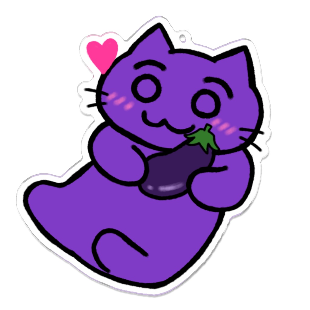 パァポゥネコちゃんアクリルキーホルダー