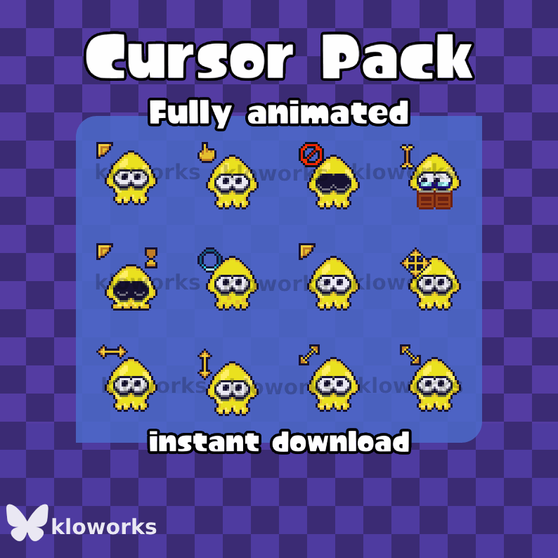 Squid Cursor pack