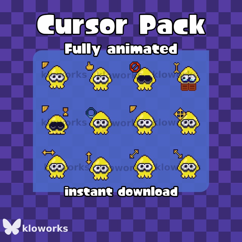 Squid Cursor pack