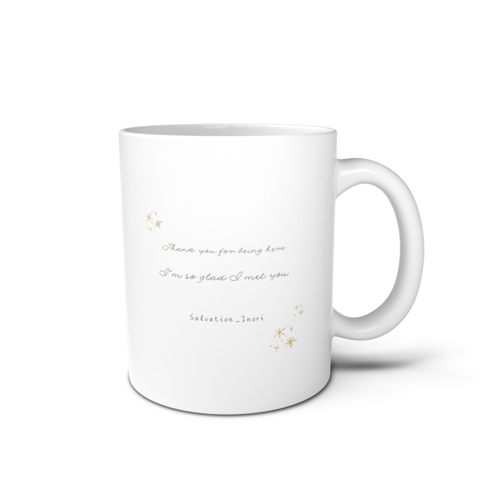 マグカップ_いのりと歌と旅と☁️ Goods Collection Vol.4 - Thank you for being here -