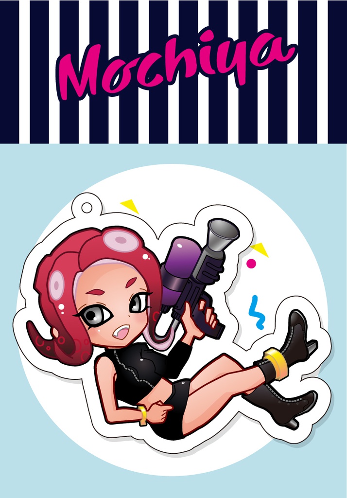 8号アクリルキーホルダー