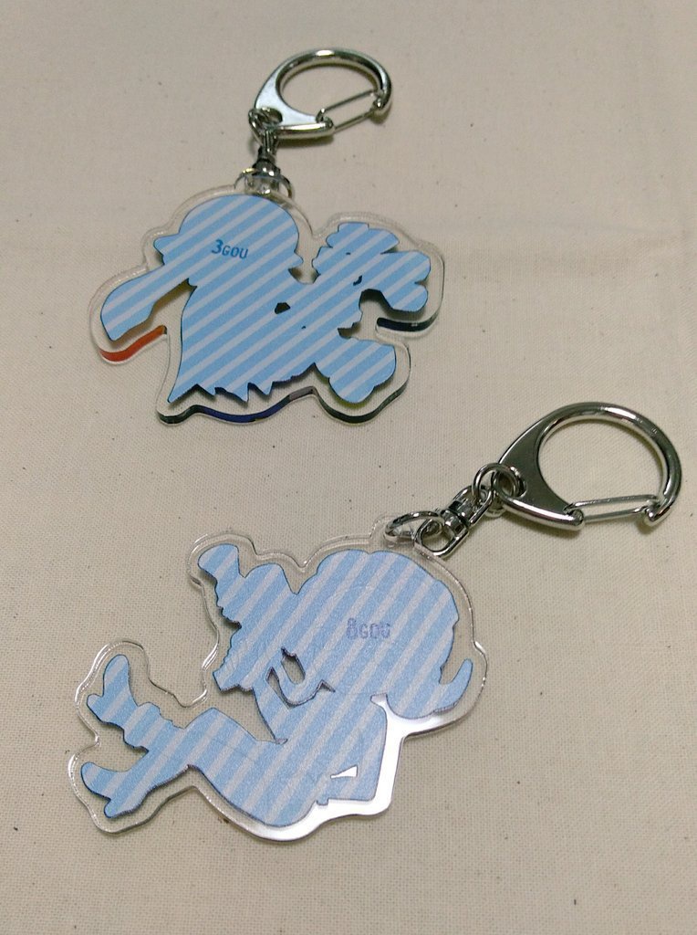 3号アクリルキーホルダー