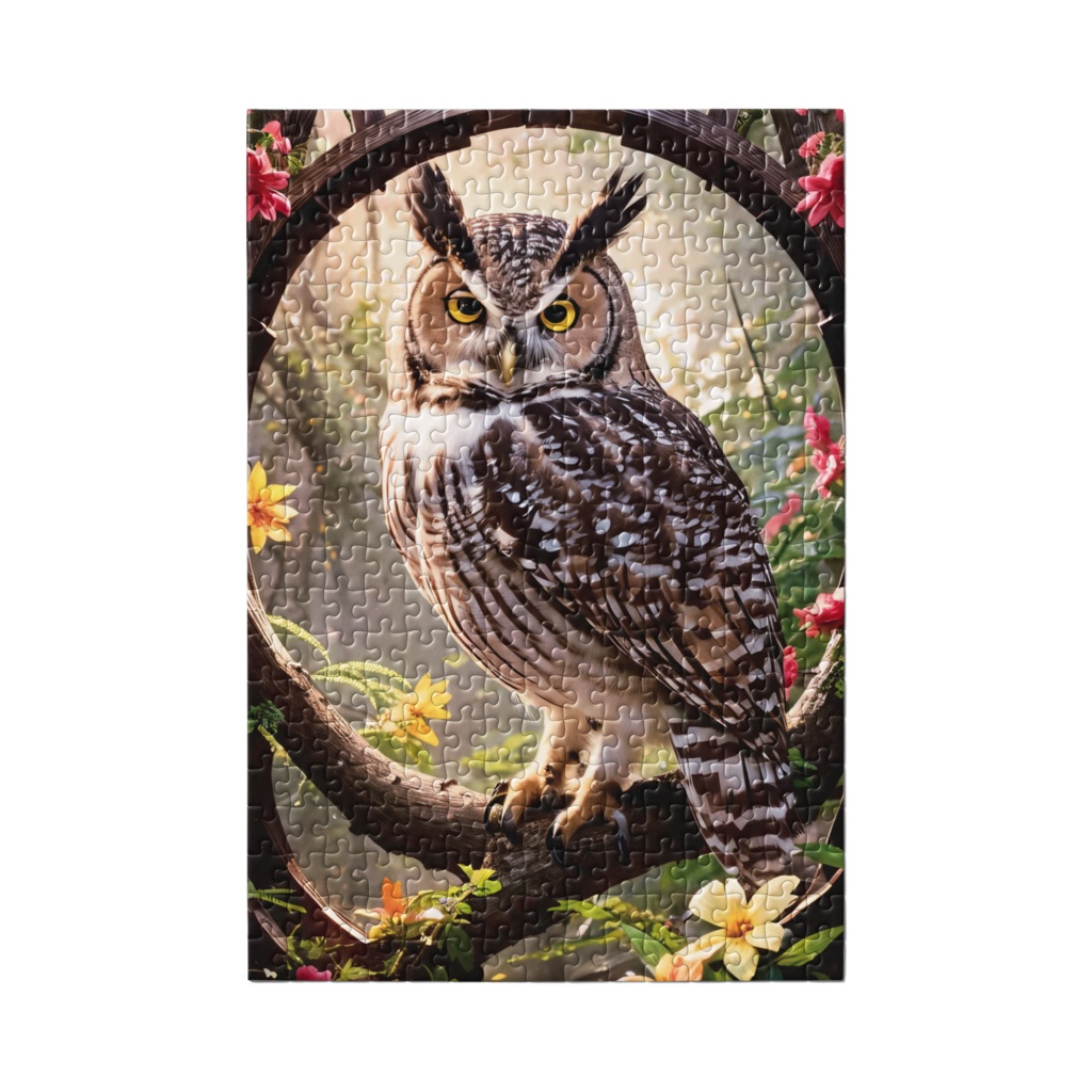 大人のためのジクソーパズル:フクロウ