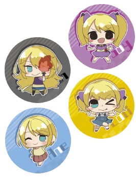 ソイデレラちゃん缶バッジ