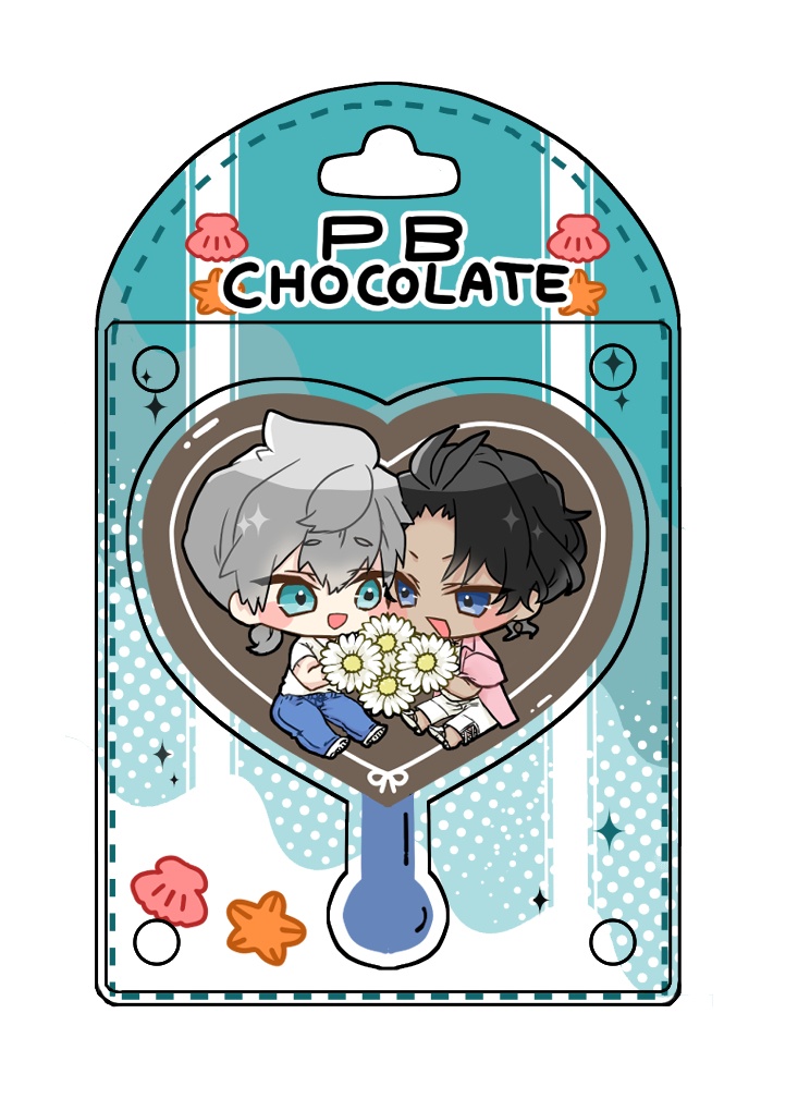 パーバソ　チョコレート風アクキー