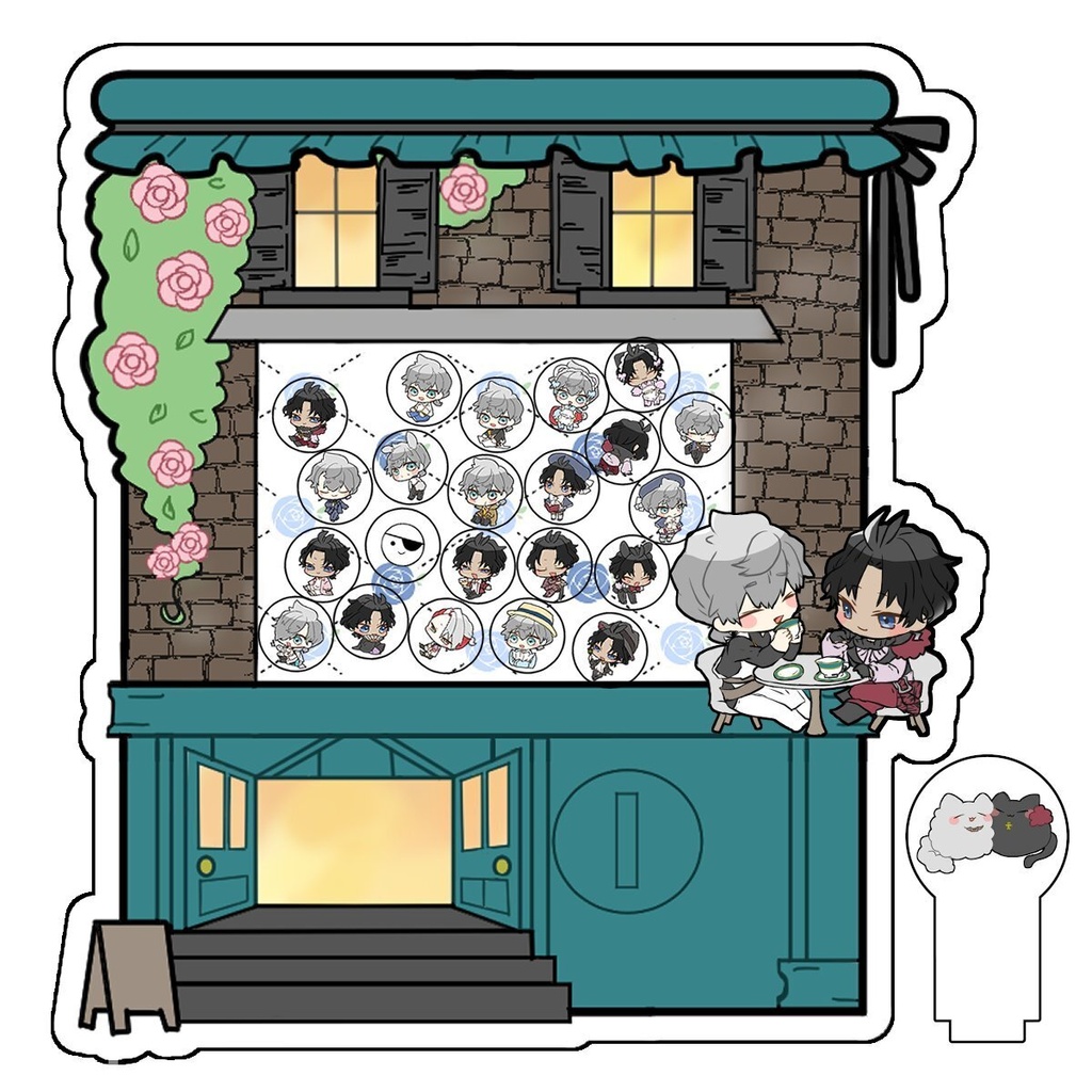 パーバソ　ガチャ風アクキー