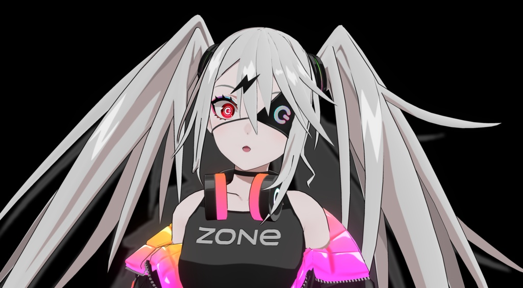 【改変二次配布】ぞん子3Dモデル「ZONKO 3D MODEL type-N」パーフェクトシンク対応版(VRM)