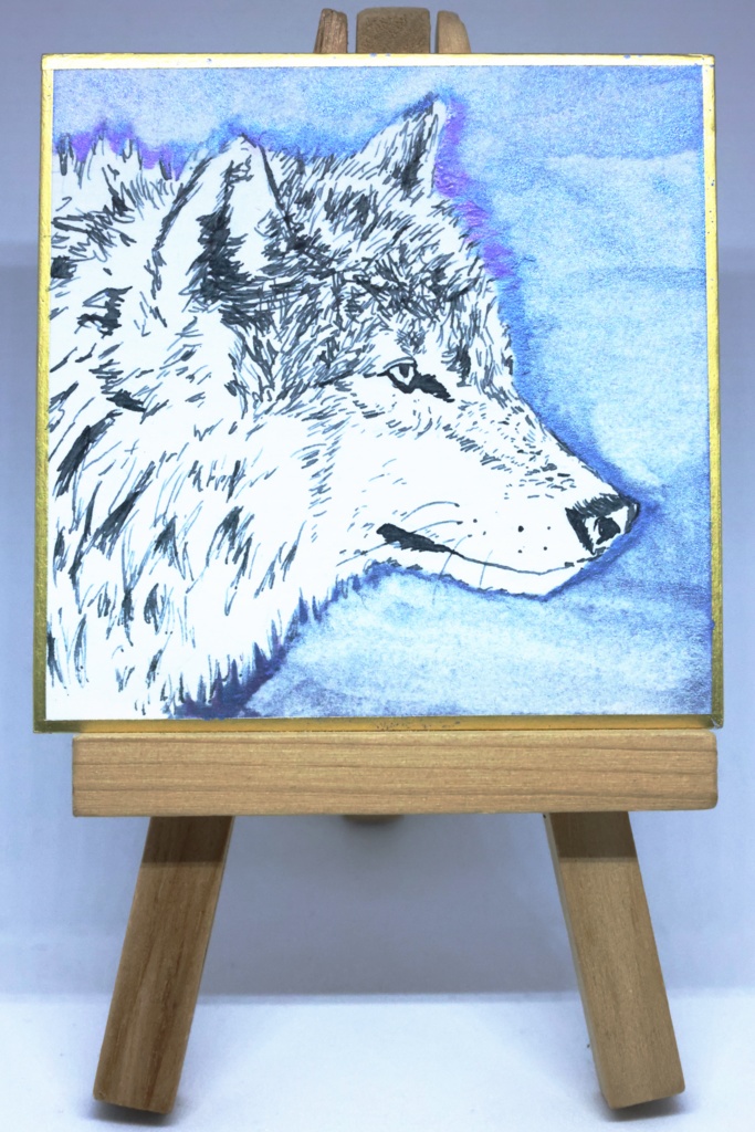 【原画】雪狼/snow wolf