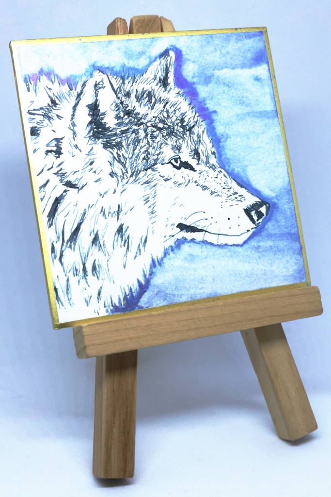 【原画】雪狼/snow wolf