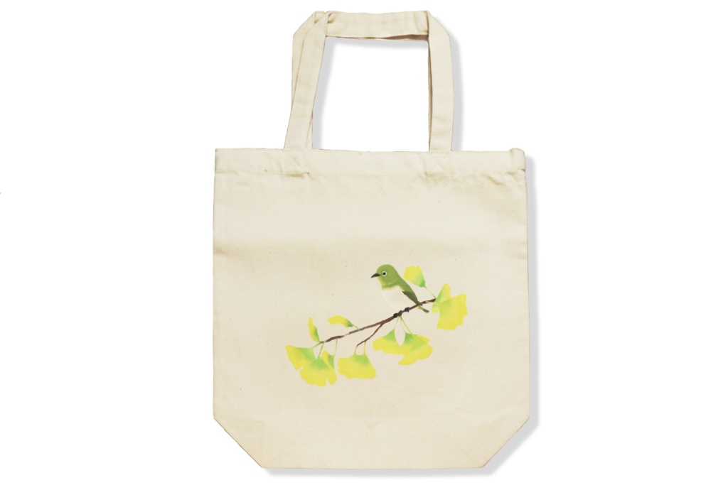 トートバッグ-メジロ