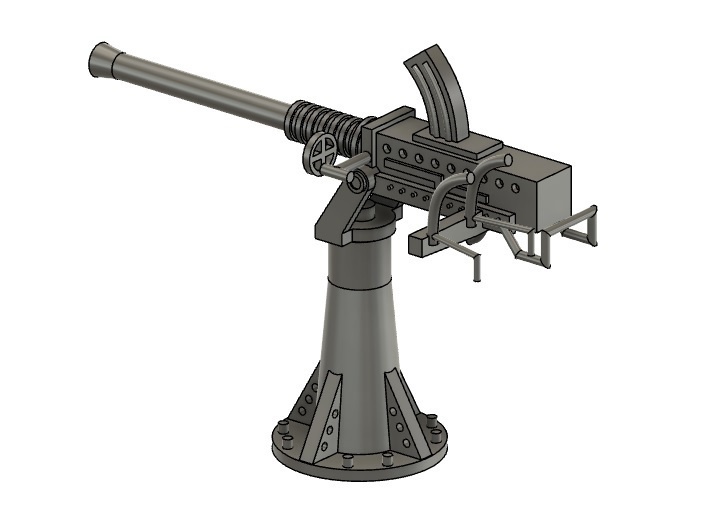 1/80 艦載 単装機関銃 【組立キット】