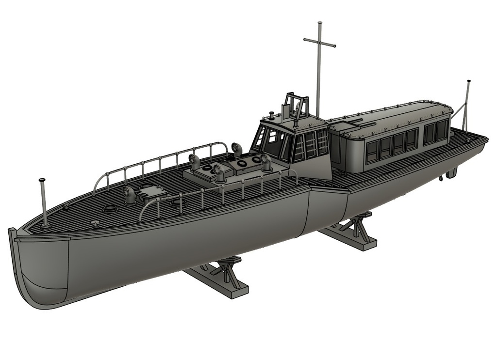 1/48 15m内火艇(長官艇) 【組立キット】