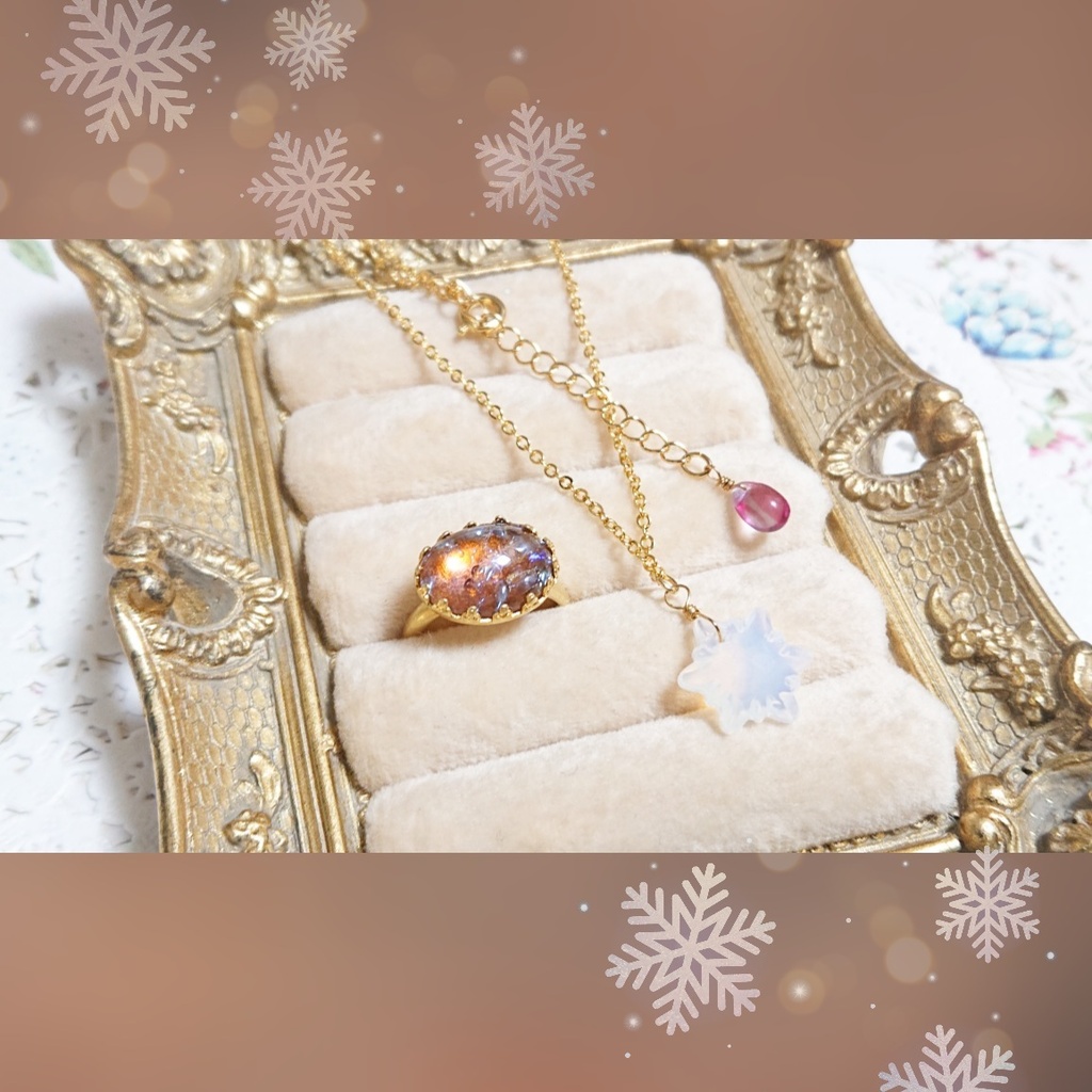 猗窩座イメージ_リング&ネックレスセット