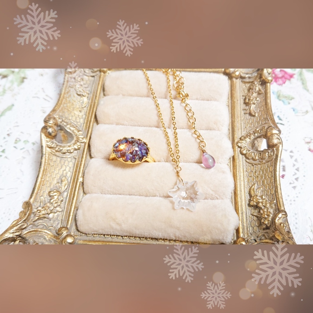 猗窩座イメージ_リング&ネックレスセット