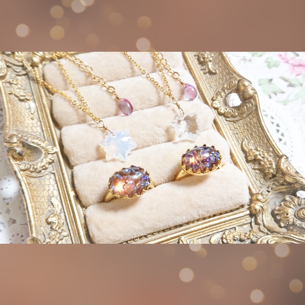 猗窩座イメージ_リング&ネックレスセット