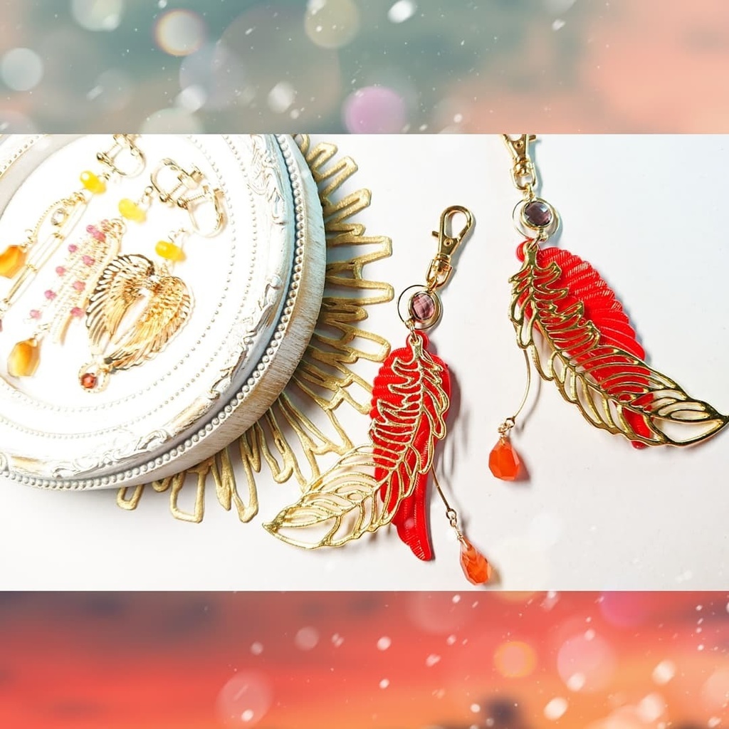 ホークス_イメージイヤリング(ピアス変更可)※おまけ付き