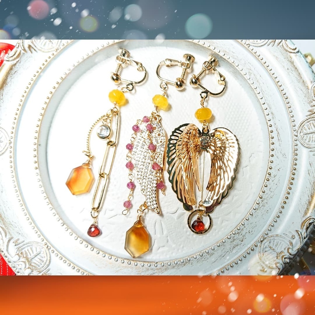 ホークス_イメージイヤリング(ピアス変更可)※おまけ付き