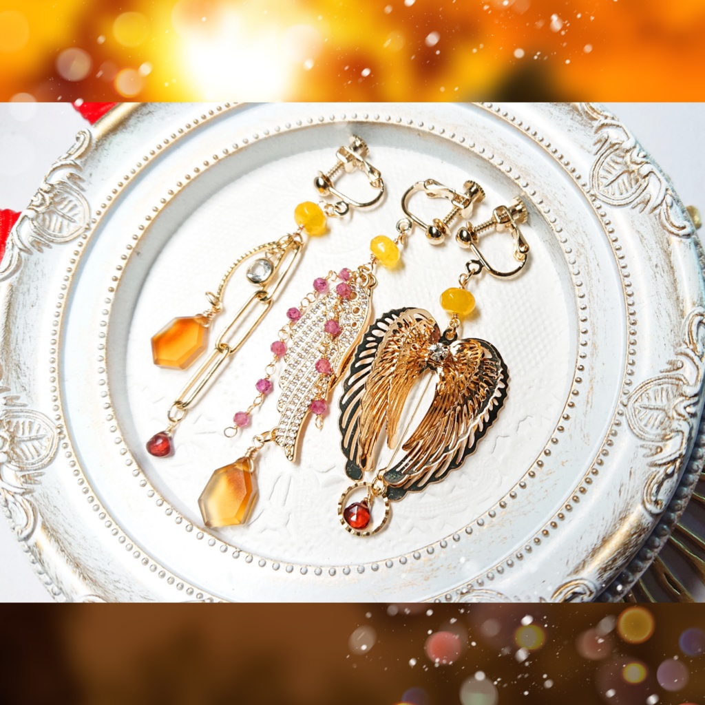 ホークス_イメージイヤリング(ピアス変更可)※おまけ付き