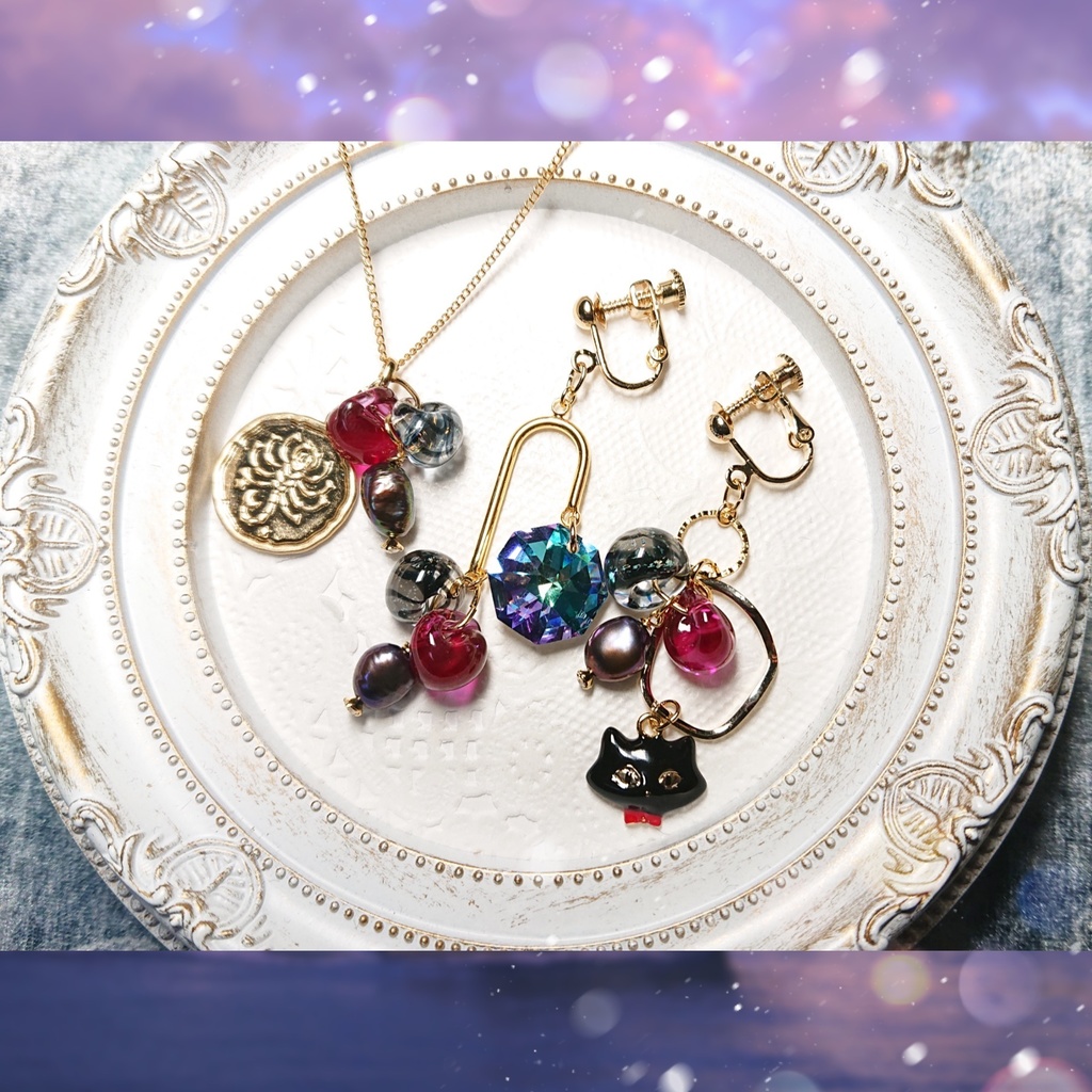 場地圭介_イメージアクセサリー(ネックレス/イヤリング※ピアス変更可)