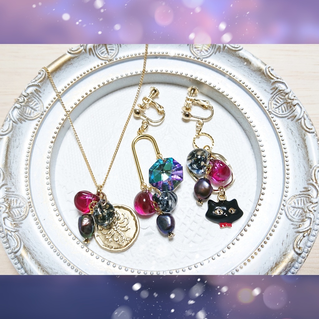 場地圭介_イメージアクセサリー(ネックレス/イヤリング※ピアス変更可)