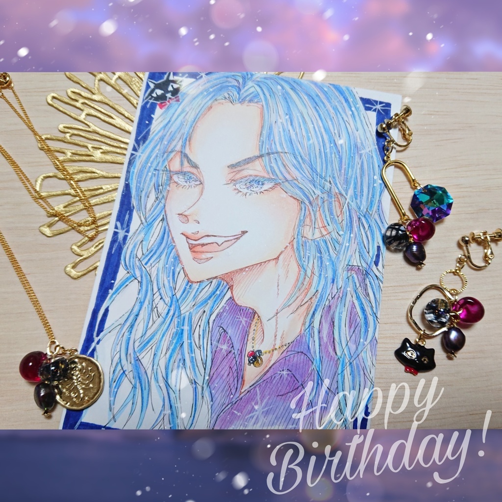 場地圭介_イメージアクセサリー(ネックレス/イヤリング※ピアス変更可)