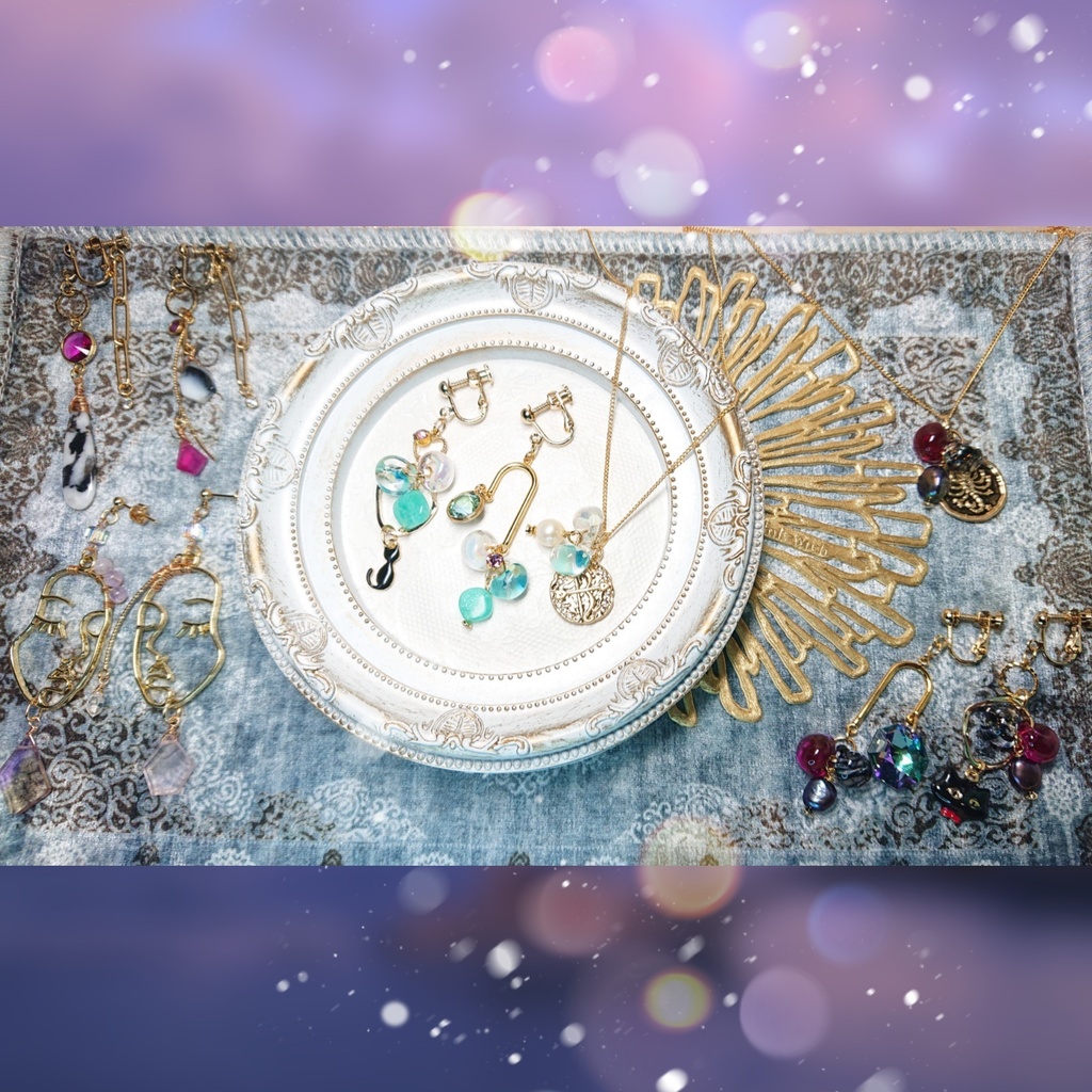 松野千冬_イメージアクセサリー(ネックレス/イヤリング※ピアス変更可)