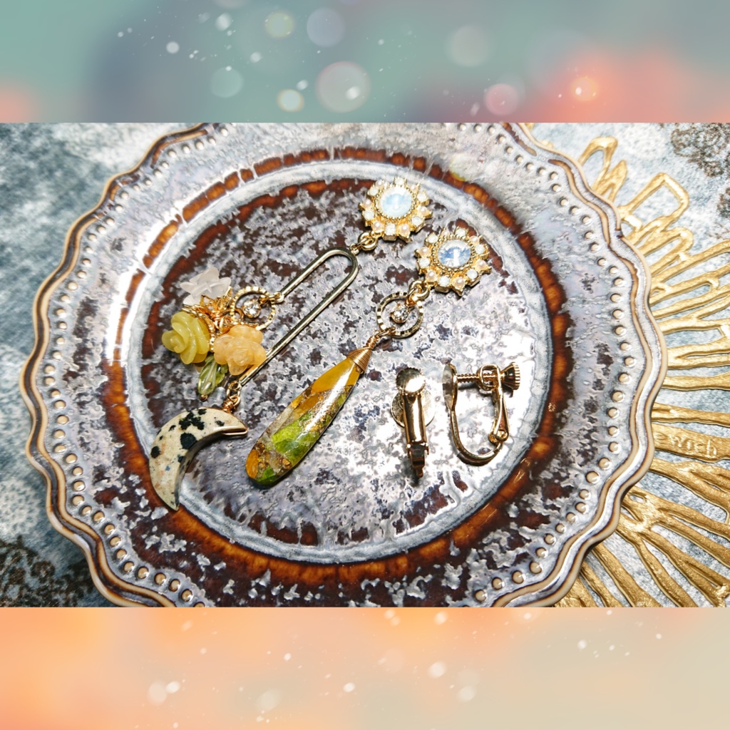 伊弉冉一二三_イメージイヤリング(金具固定)