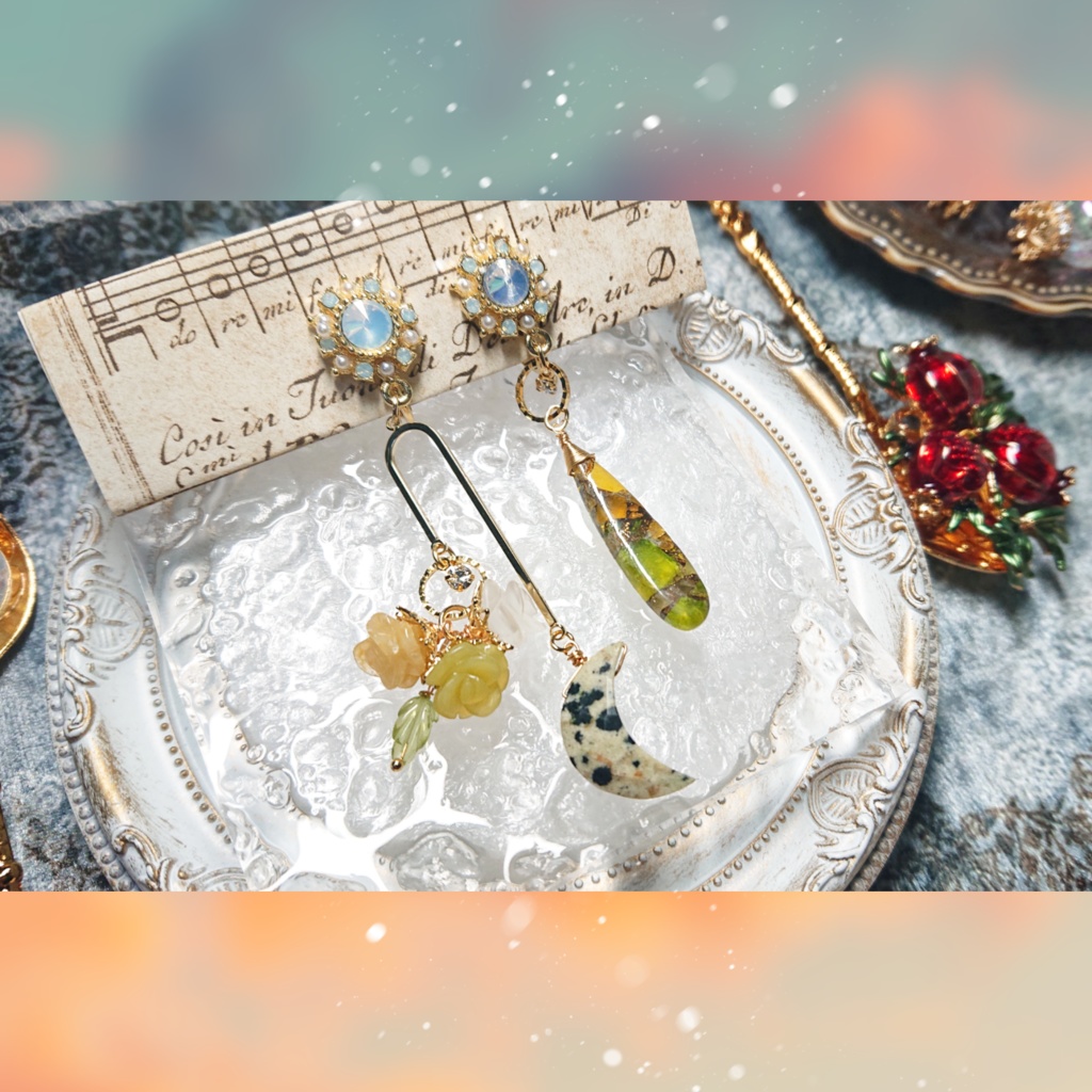 伊弉冉一二三_イメージイヤリング(金具固定)