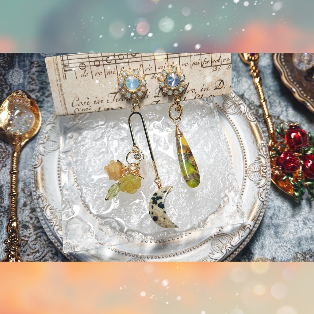 伊弉冉一二三_イメージイヤリング(金具固定)