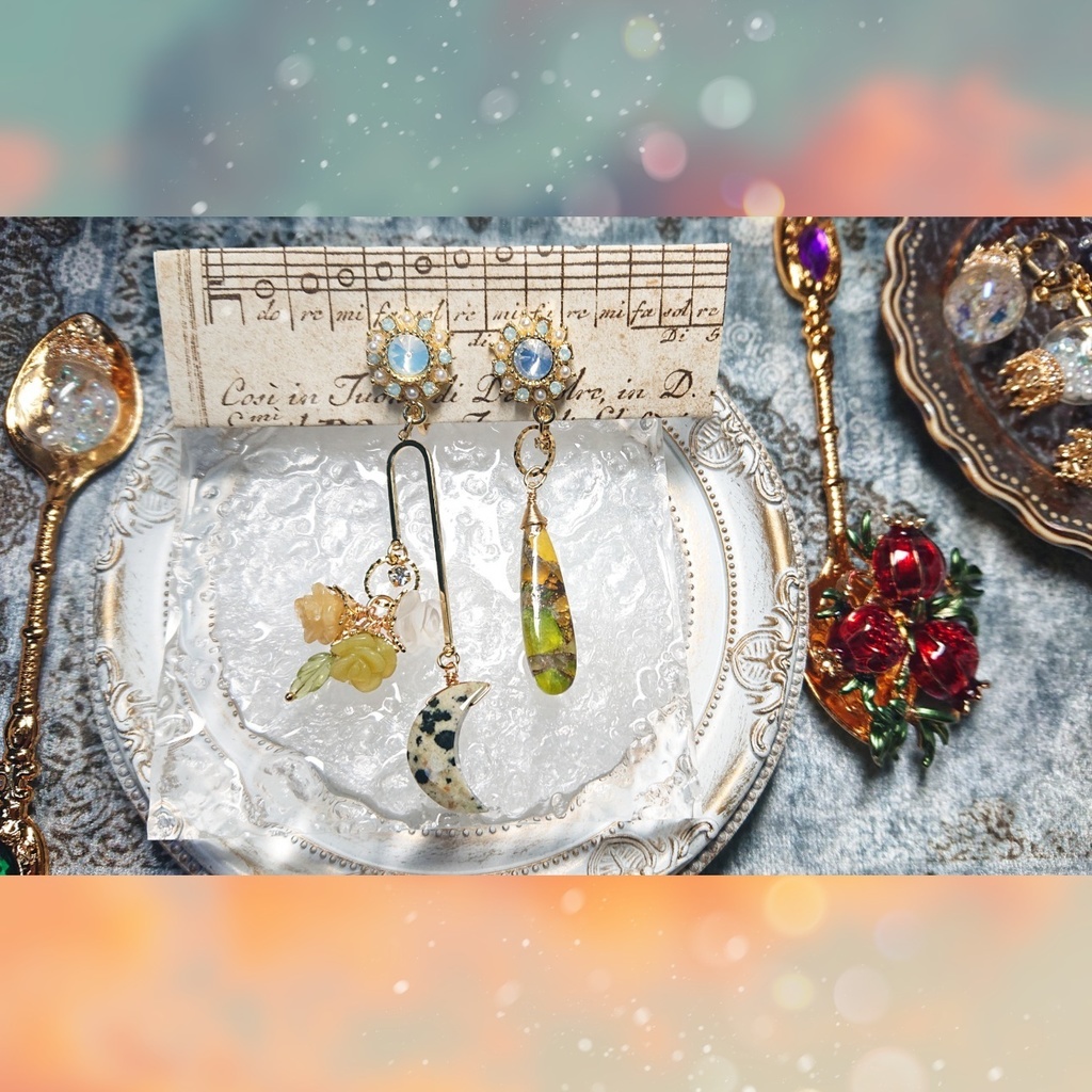 伊弉冉一二三_イメージイヤリング(金具固定)