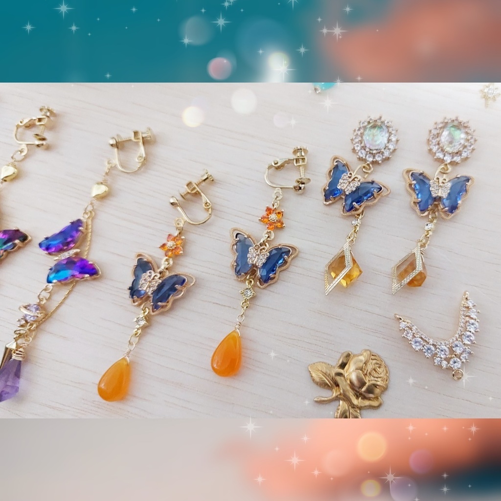 セーラー戦士_イメージイヤリング(ピアス変更可)※一部変更不可