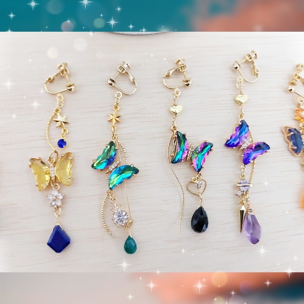 セーラー戦士_イメージイヤリング(ピアス変更可)※一部変更不可