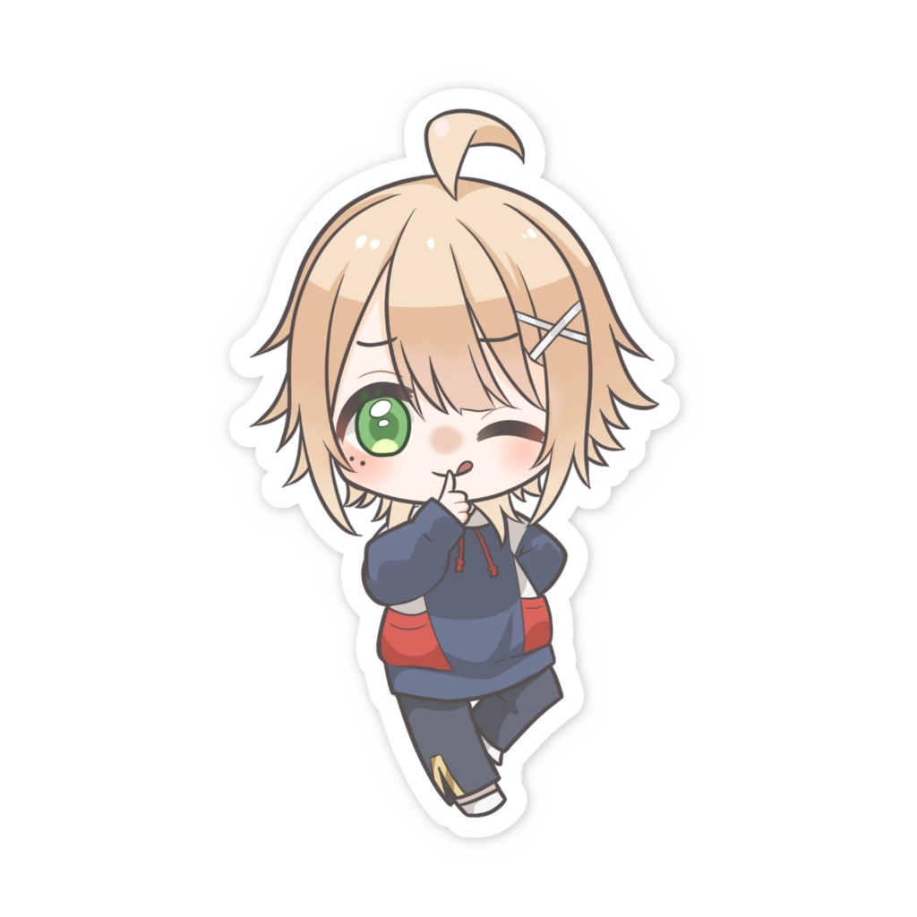 しかちゃんステッカー(よそいきver.)