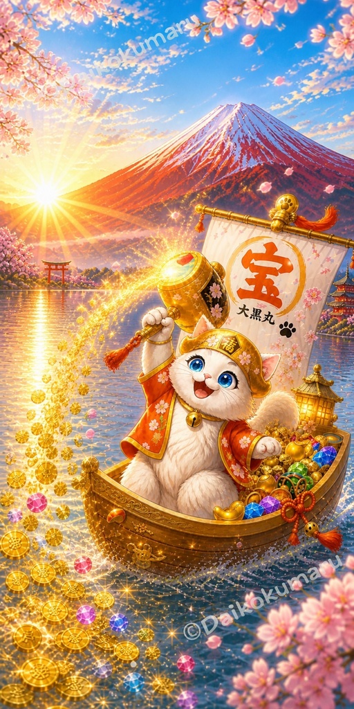 開運 赤富士 大黒丸