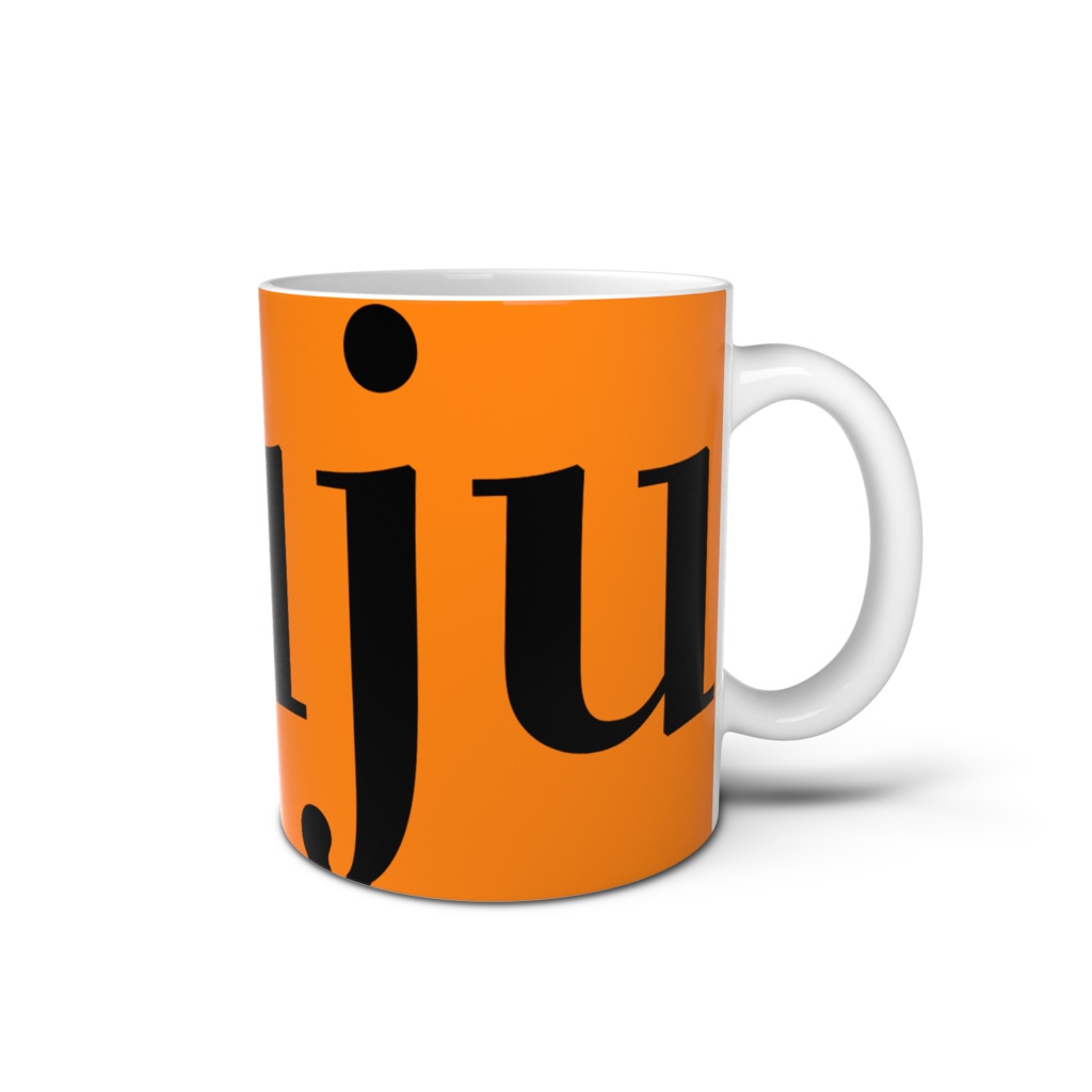 黒猫ジュジュのマグカップ