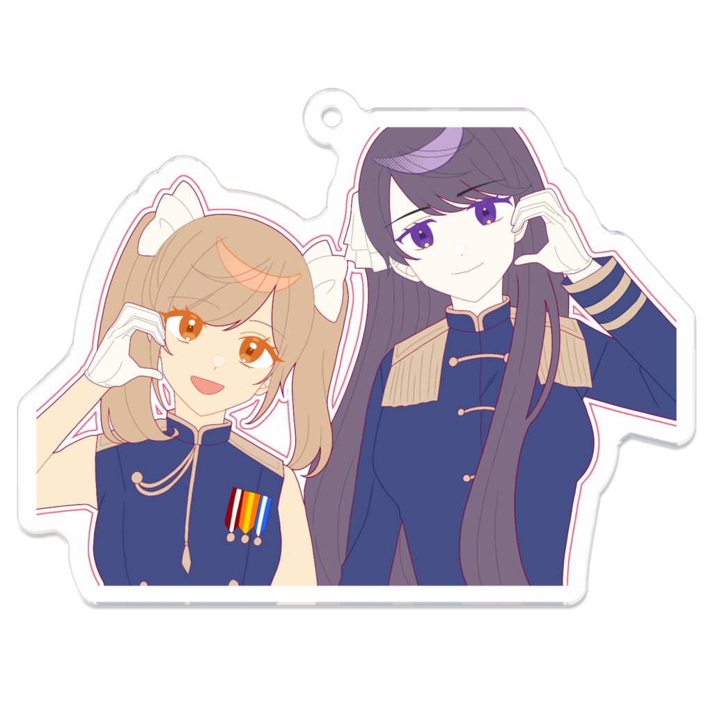 幕プリけーえんアクキー