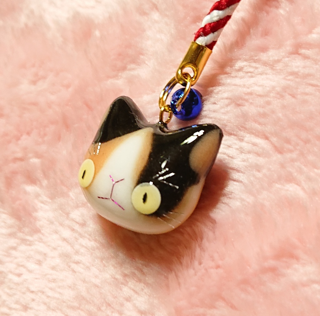 すねこすり根付け