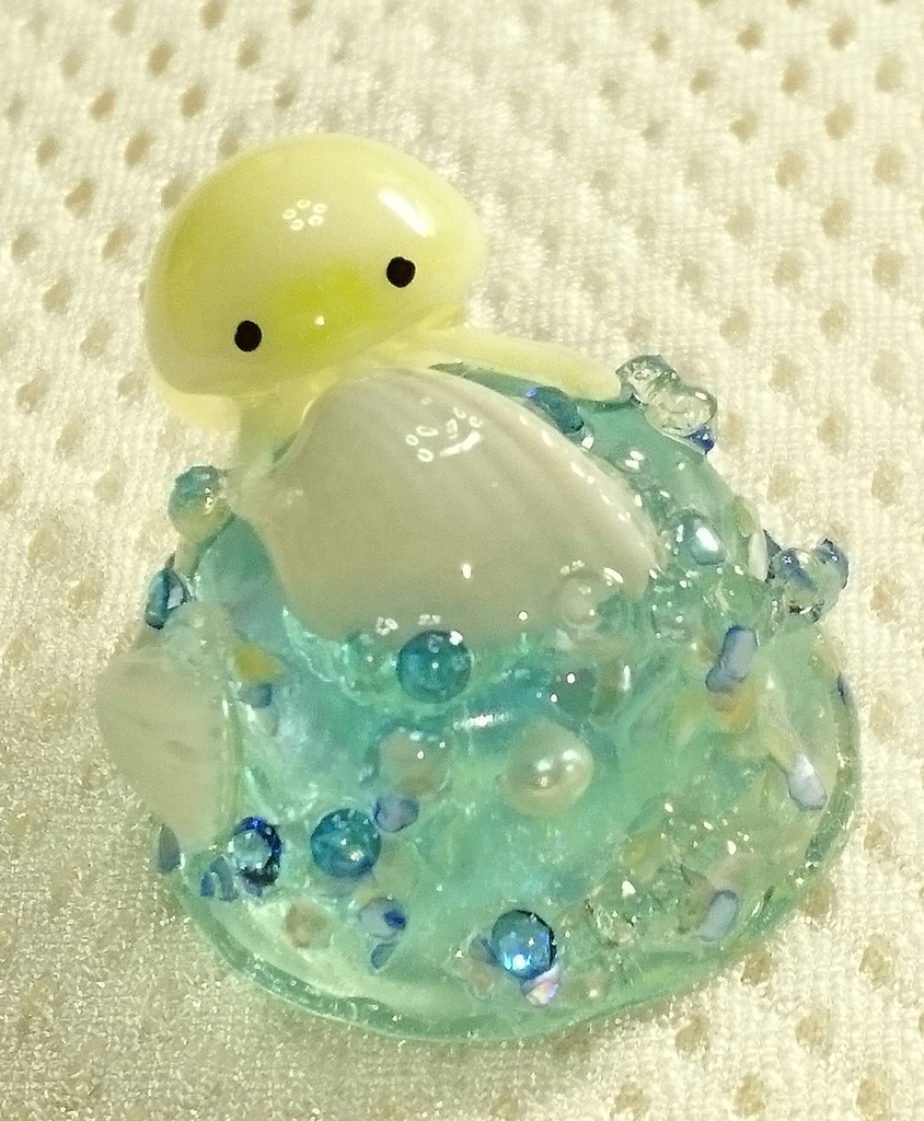クラゲちゃんの海底探索 (黄緑)
