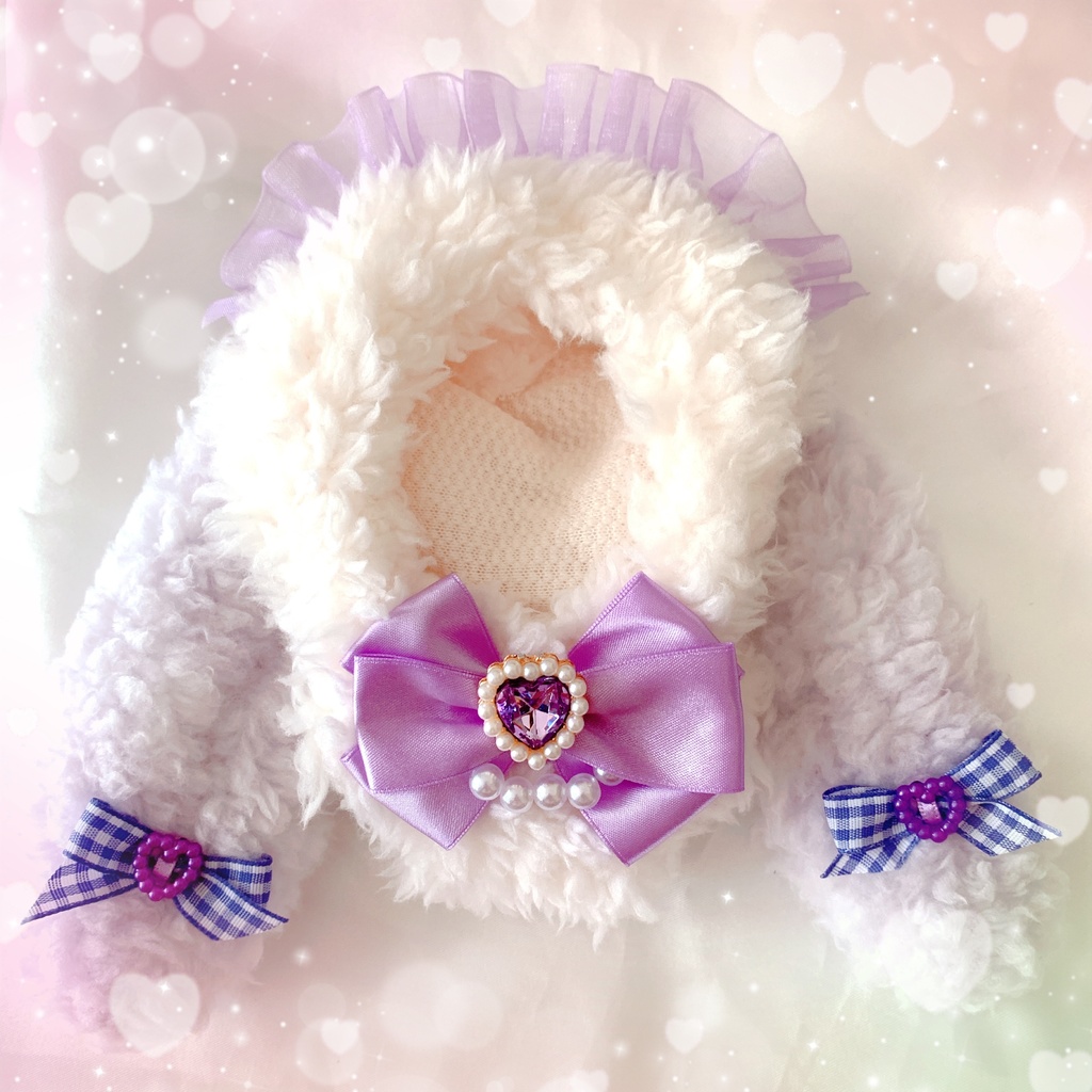 【限定1点♡】たれみみパープルうさぎ♡ 着ぐるみ♡ぬい服♡