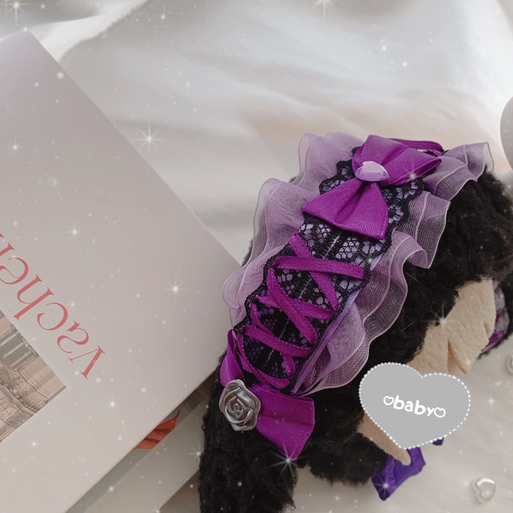 【即購入OK】即日発送♡!! ブラックバイオレットうさぎᕬᕬ ぬい服♡