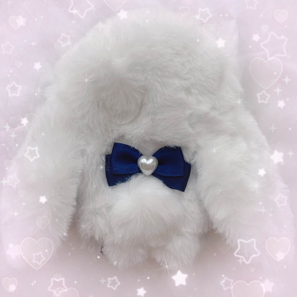 White×Navy rabbit ᕱ⑅ᕱ♥ ぬい服♡