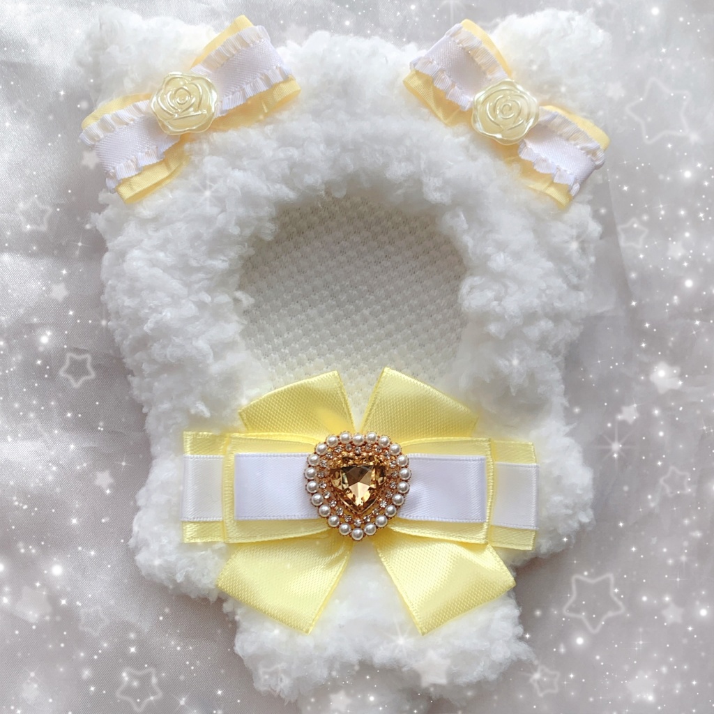 量産にゃんこᐡ⸝⸝> ·̫ <⸝⸝ᐡ（イエローver） ぬい服♡