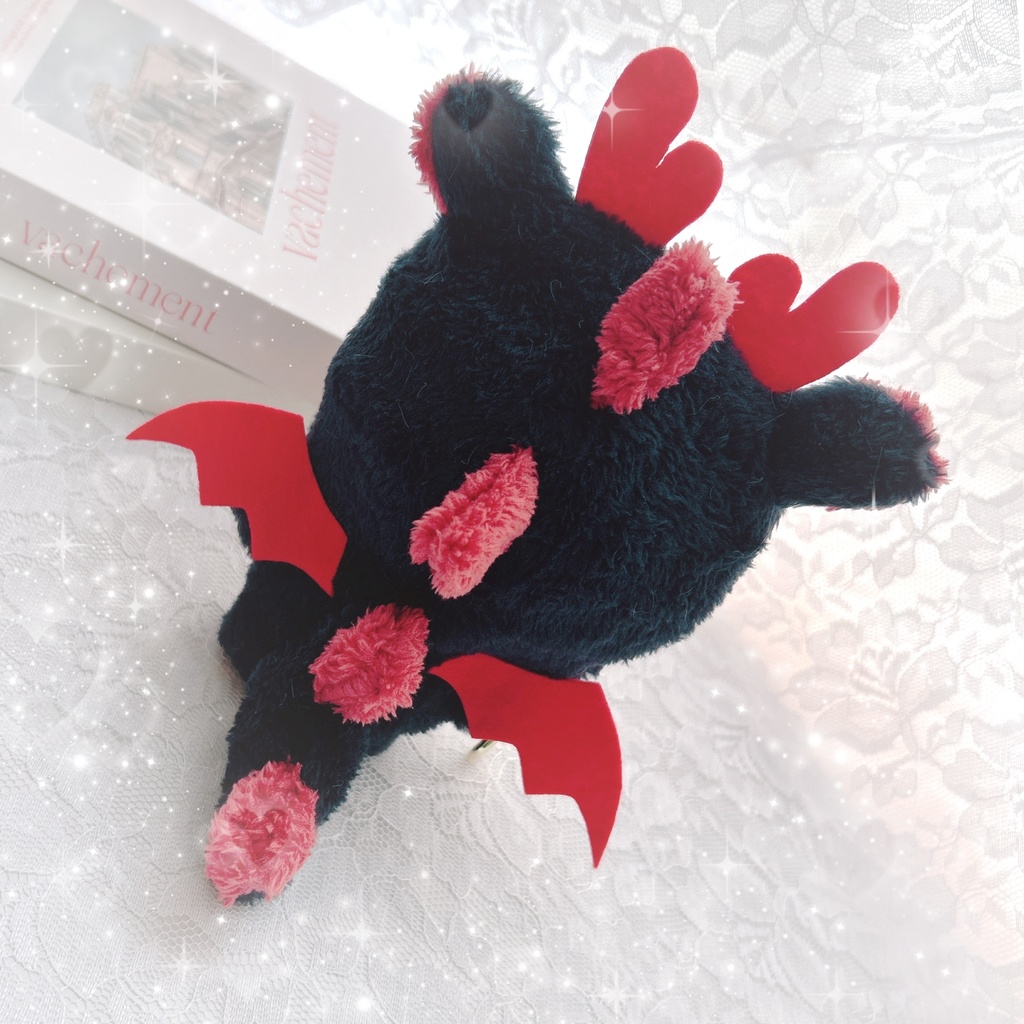 BLACK×RED DRAGON 🐉❤️🖤 ぬい服♡