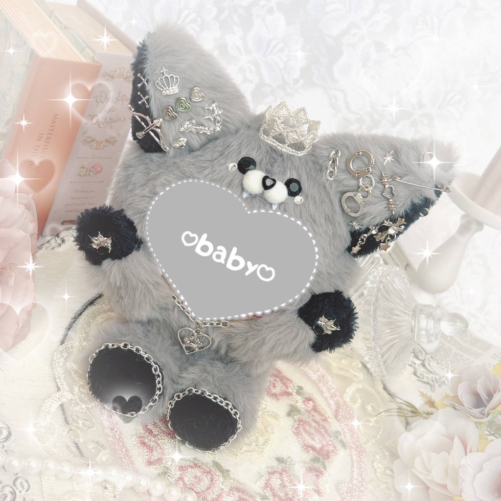 【新作】ハイタッチ ツンデレウルフたん ฅ^˶•̀д•́˶^ฅ💕 ぬい服♡