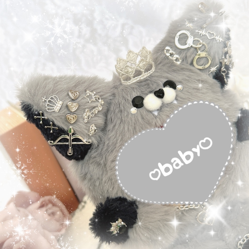 【新作】ハイタッチ ツンデレウルフたん ฅ^˶•̀д•́˶^ฅ💕 ぬい服♡