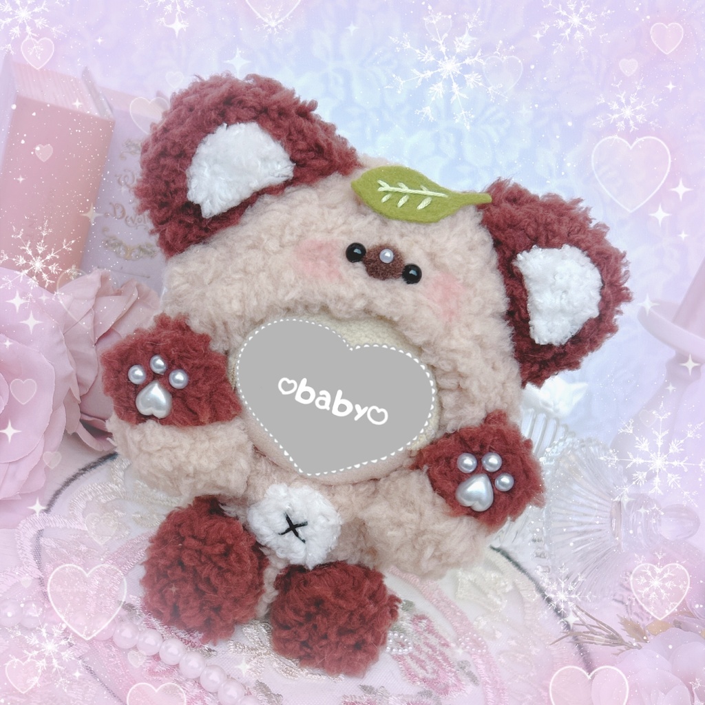 ハイタッチ ぽんぽん たぬきちくん ♥⟡.‎⋆ ぬい服♡